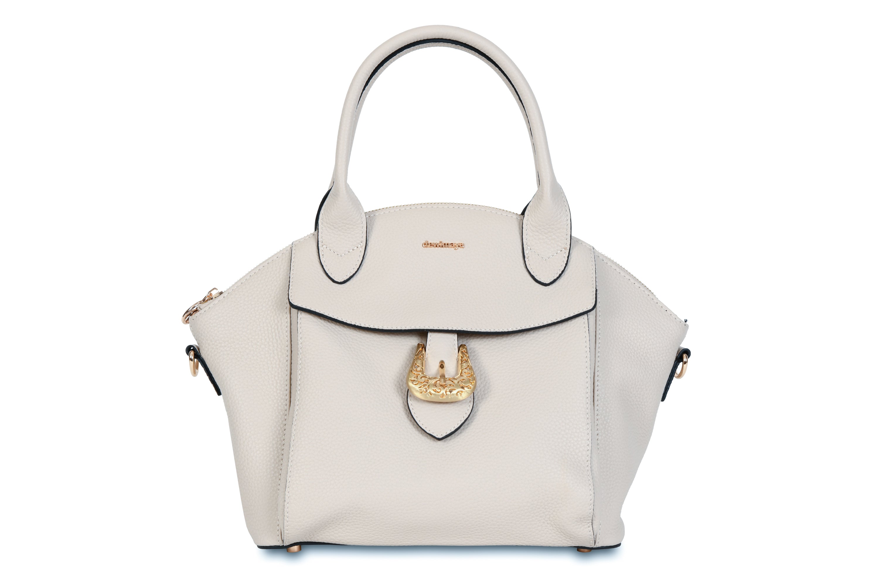 Bali Leather - Cream Handbag – Dewi Maya